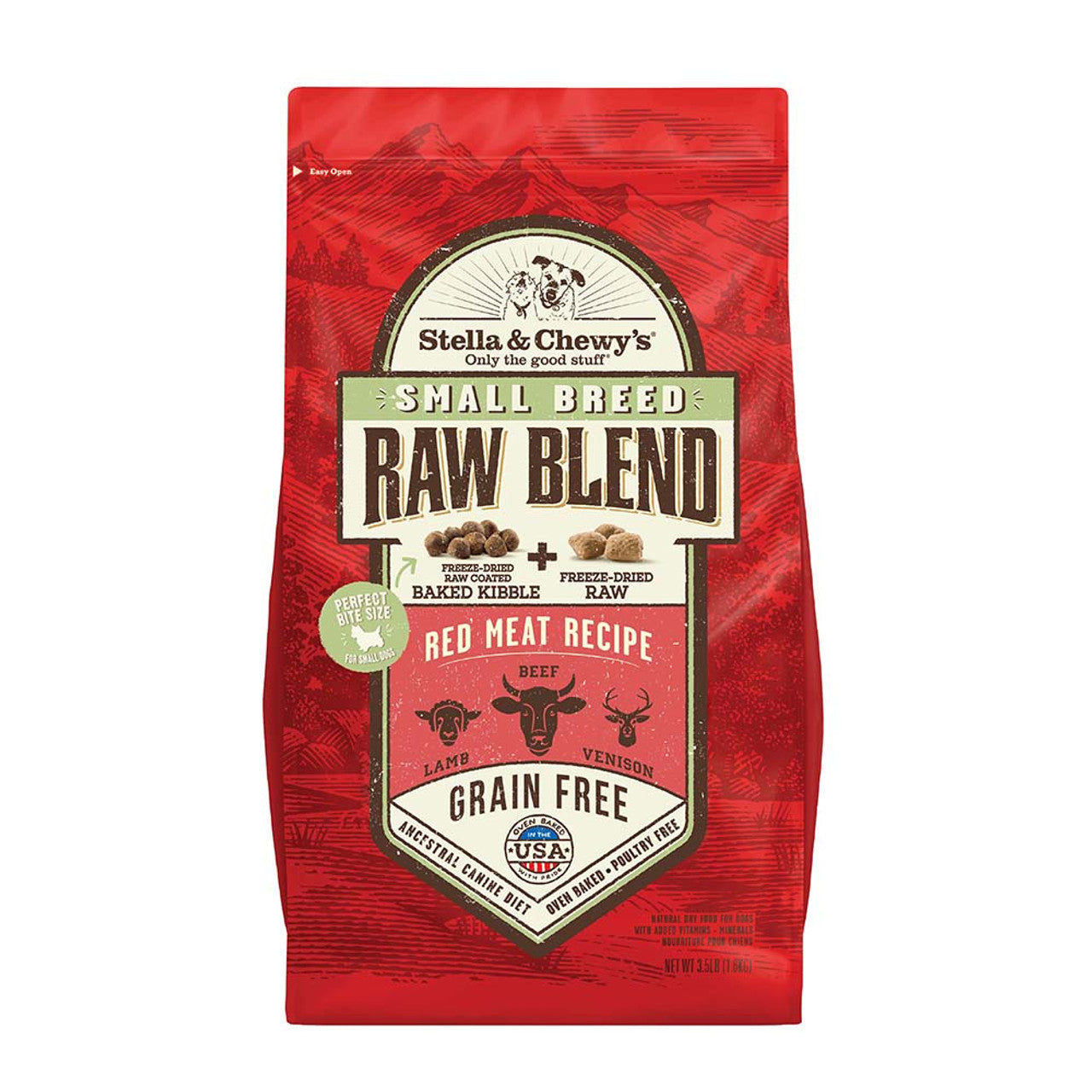 Stella & Chewy Raw Blend Red Meat Small Breed Recipe - Dog.Dog.Cat.