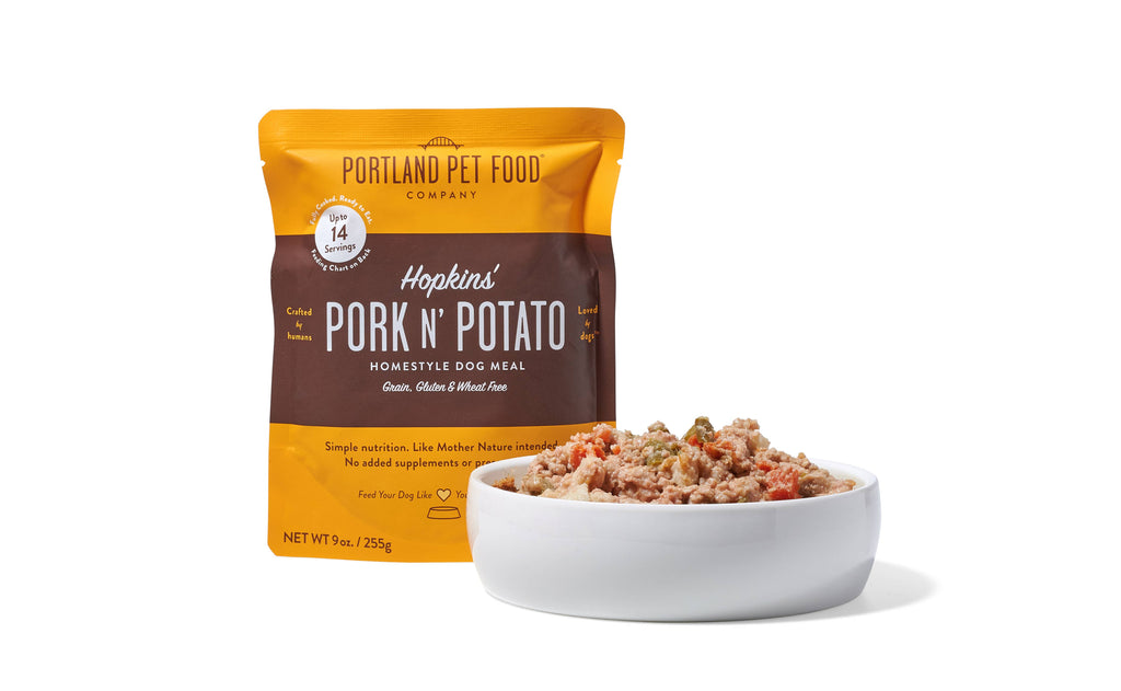 Portland Pet Food Company - Hopkins Pork N Potato Homestyle Dog Meal - Dog.Dog.Cat.