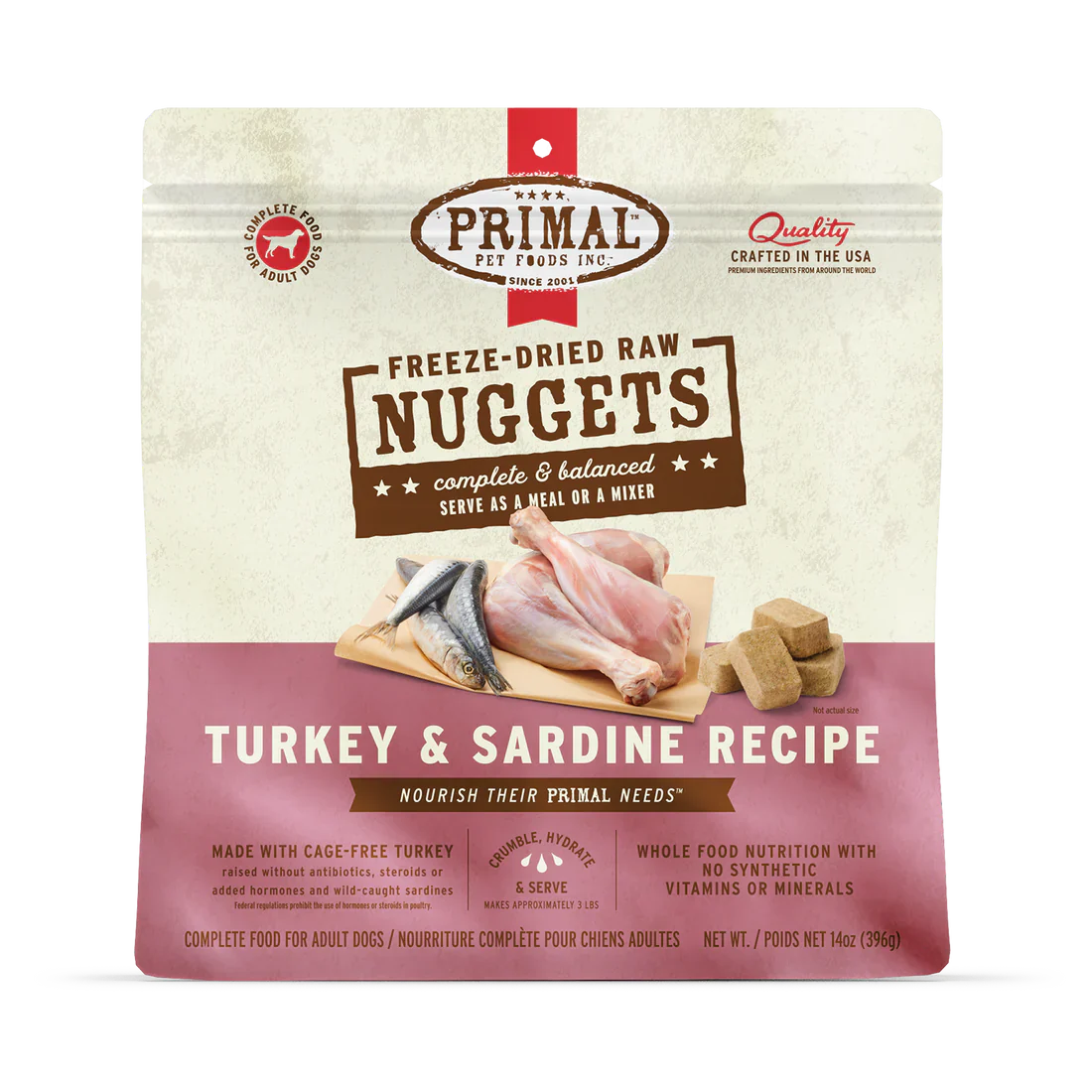 Primal Freeze Dried Dog Food - Various Flavors - Dog.Dog.Cat.
