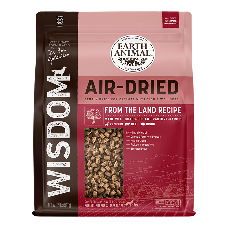 Earth Animal Wisdom Air Dried Dog Food - Sea to Stream, Chicken, Turkey - Dog.Dog.Cat.