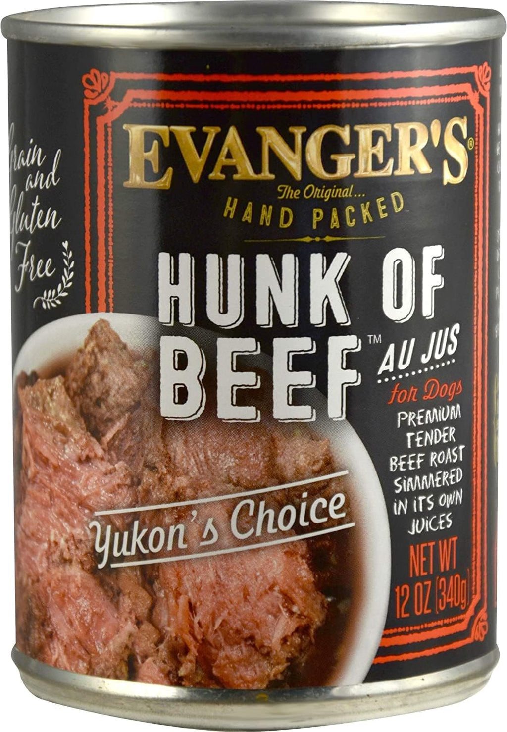 Evanger's Hunk of Beef-Beef : 13.2oz - Dog.Dog.Cat.