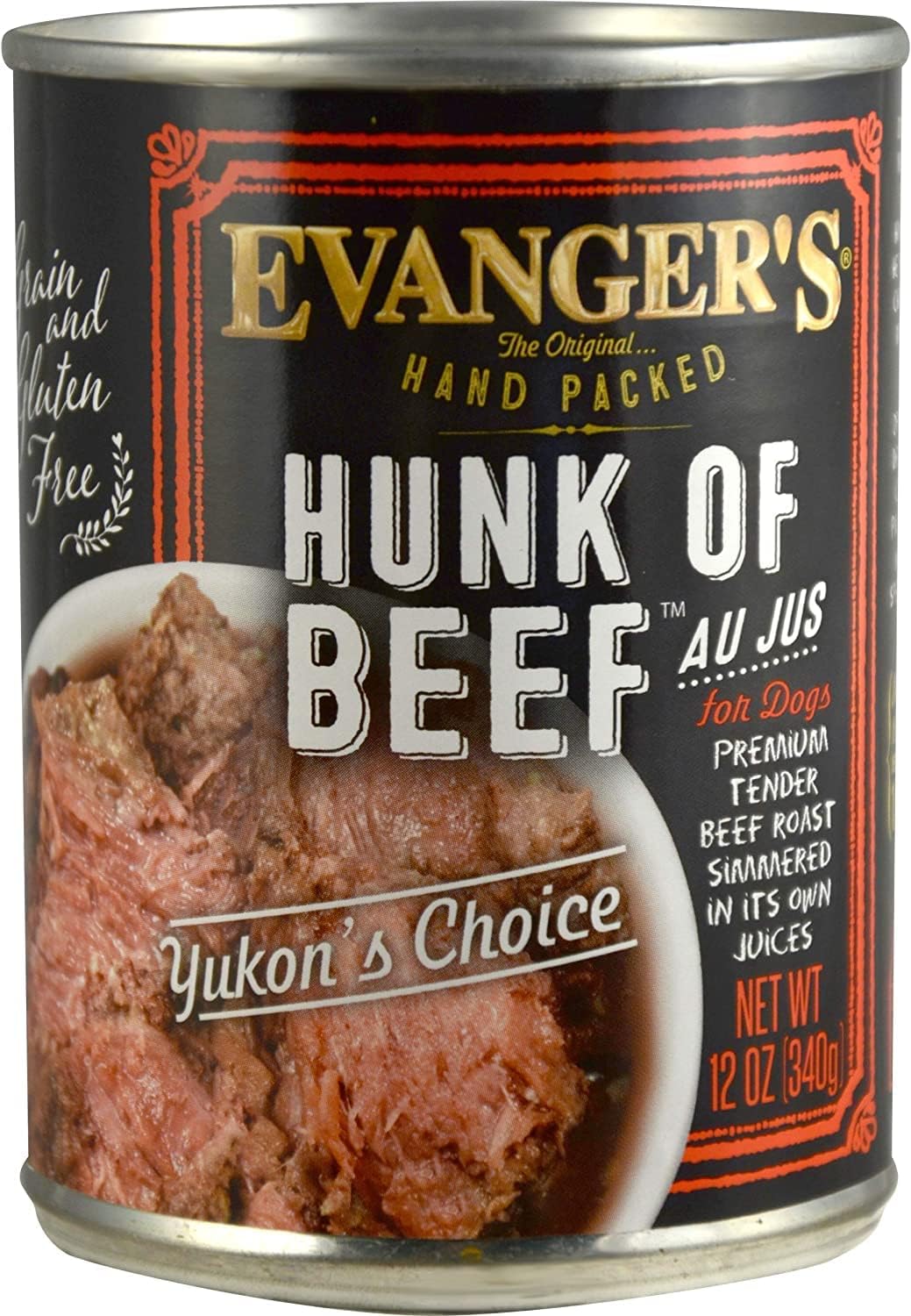Evanger's Hunk of Beef-Beef : 13.2oz - Dog.Dog.Cat.