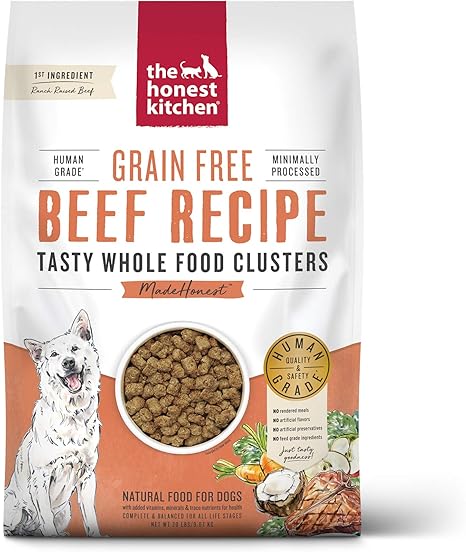 The Honest Kitchen Grain Free Beef Clusters Dog Food - Dog.Dog.Cat.