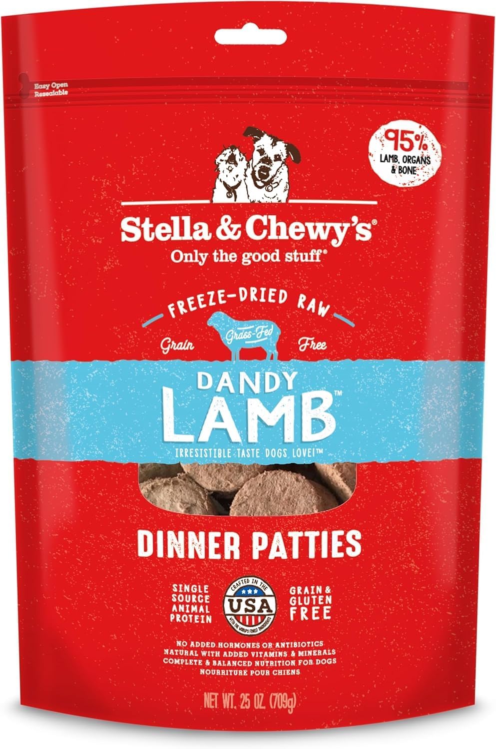 Stella & Chewy Freeze Dried Dog Food - Lamb : 25 oz - Dog.Dog.Cat.