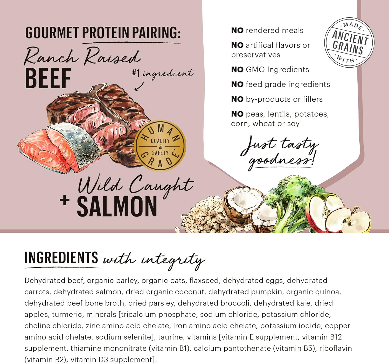 The Honest Kitchen Food-Beef Salmon - Dog.Dog.Cat.