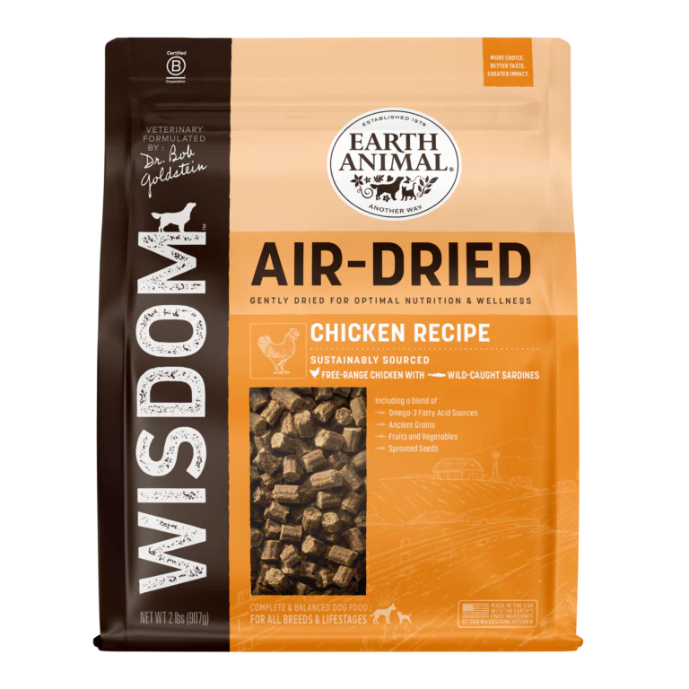 Earth Animal Wisdom Air Dried Dog Food - Sea to Stream, Chicken, Turkey - Dog.Dog.Cat.