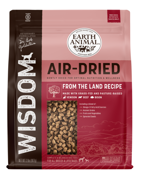 Earth Animal Wisdom Air Dried Dog Food - Sea to Stream, Chicken, Turkey - Dog.Dog.Cat.