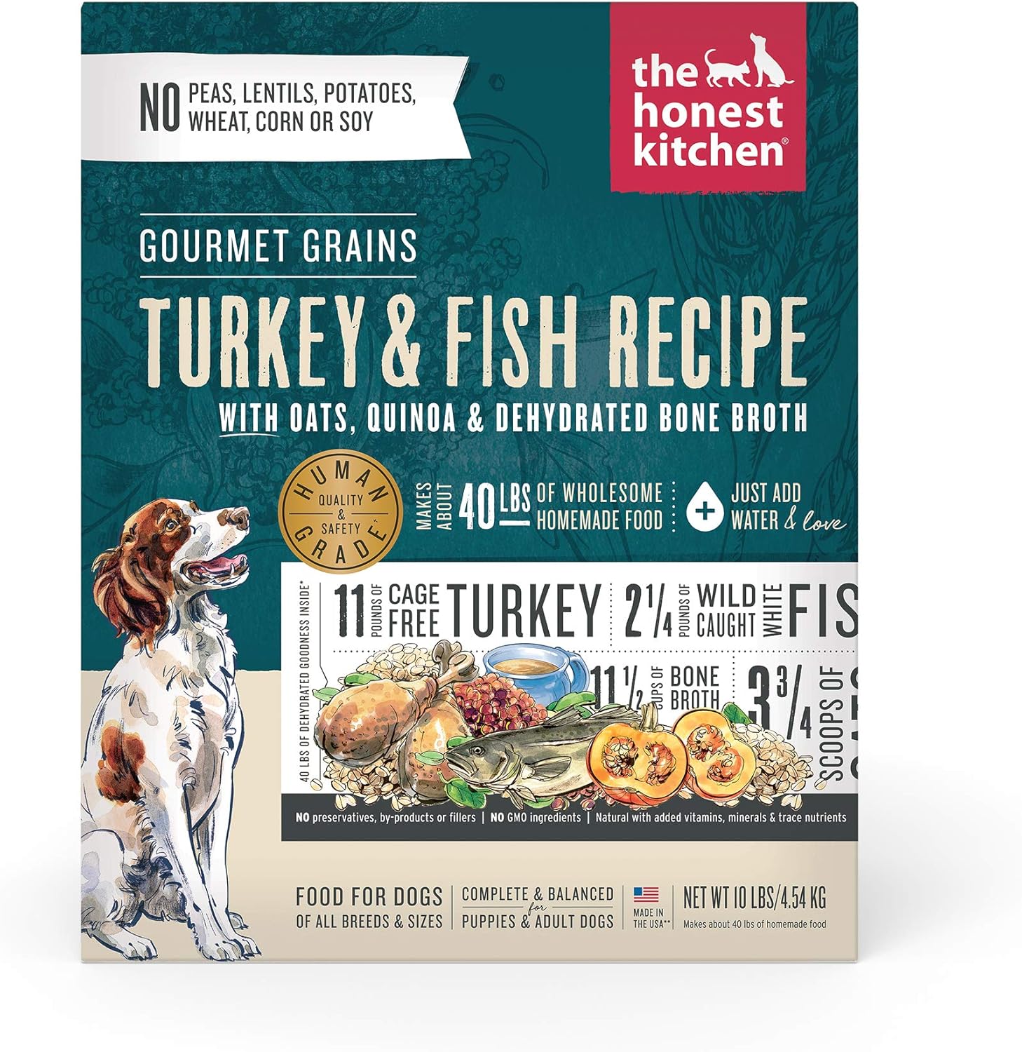The Honest Kitchen  Dog Food-Turkey & Whitefish : 10 lb - Dog.Dog.Cat.