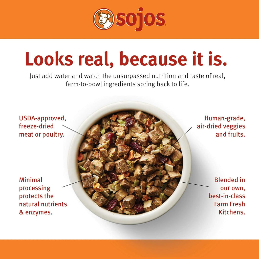 SOJOS Complete Adult Dog Food - Beef - Dog.Dog.Cat.