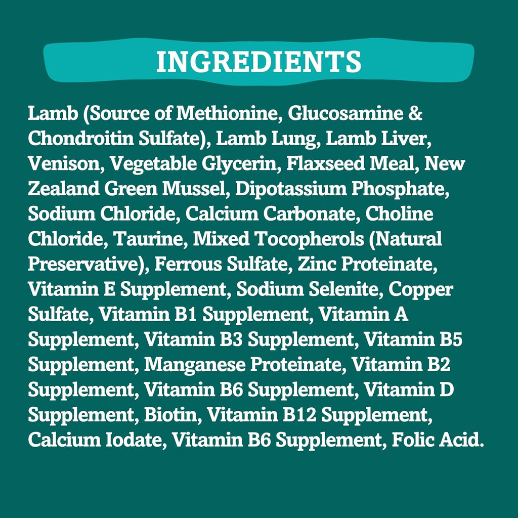 RawTernative Air Dried Dog Food - Lamb and Venison - Dog.Dog.Cat.