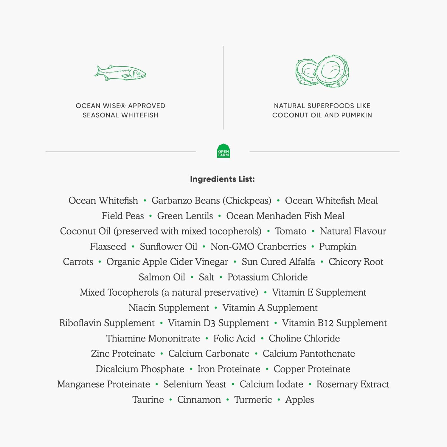 Open Farm Dry Dog Food Whitefish - Dog.Dog.Cat.