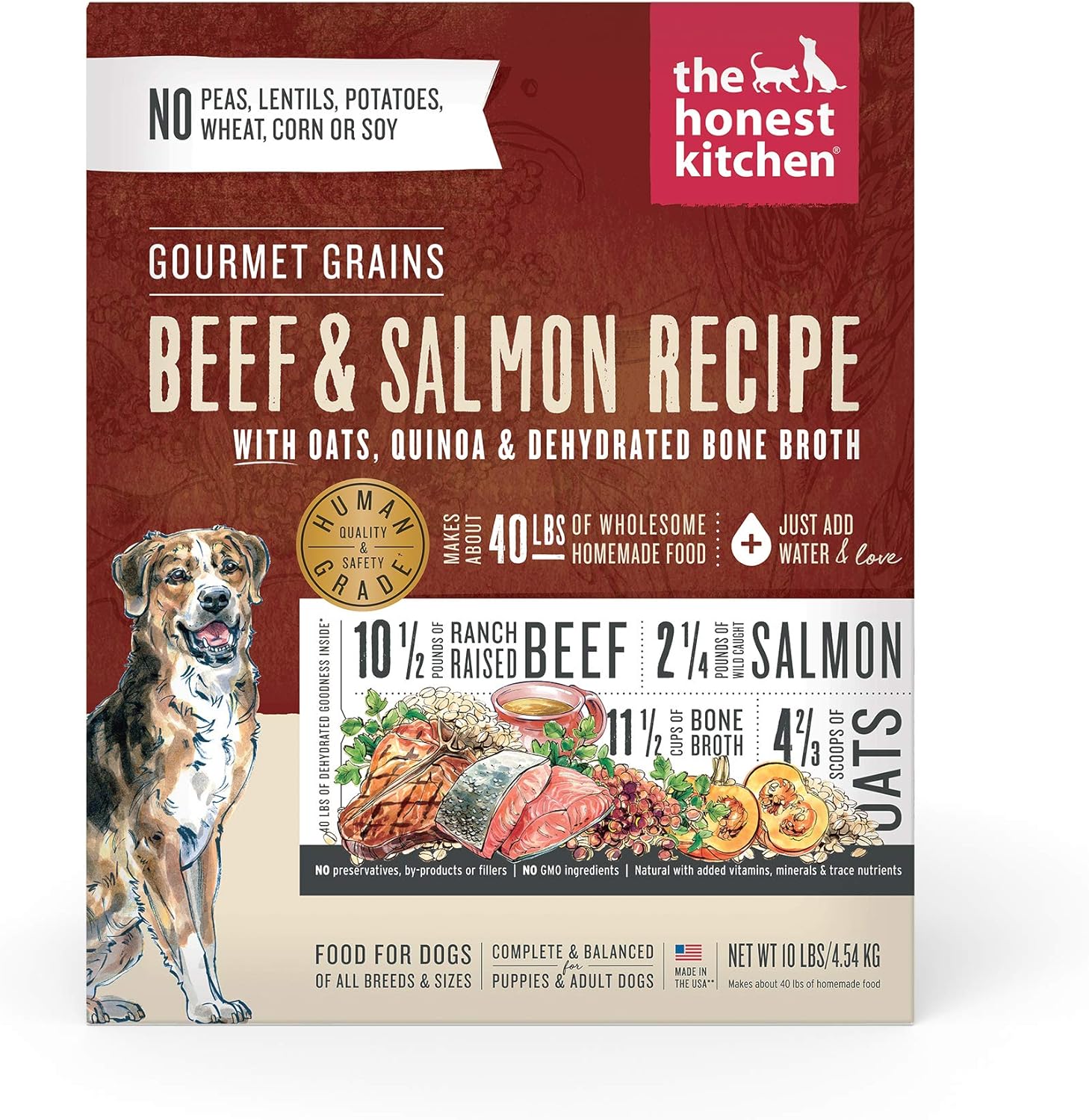 The Honest Kitchen Food-Beef Salmon - Dog.Dog.Cat.
