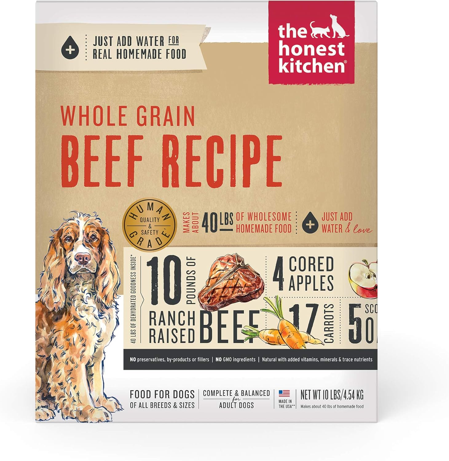 The Honest Kitchen Food-Beef with Whole Grain - Dog.Dog.Cat.
