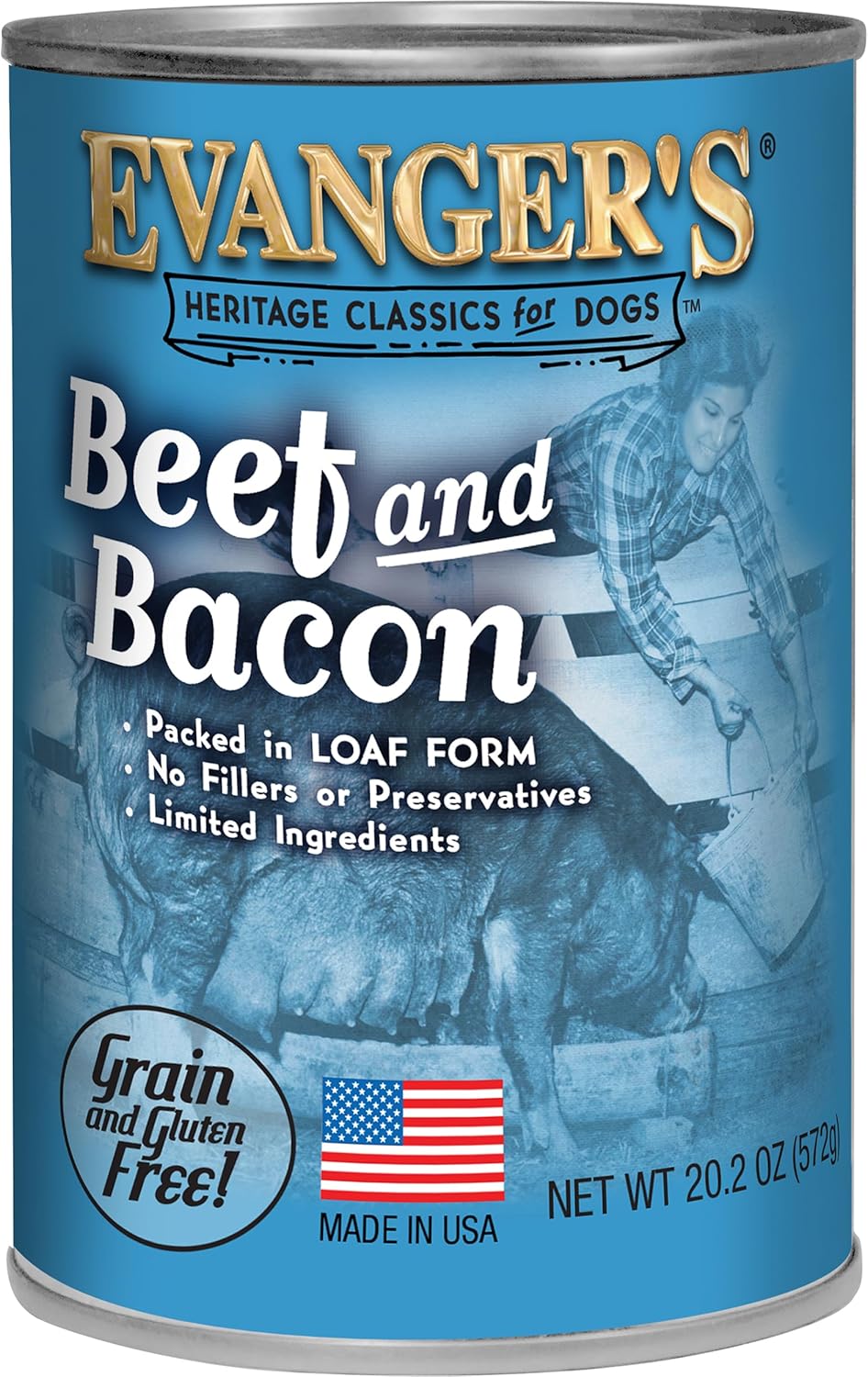 Evanger's Canned Dog Food Jumbo Beef Bacon 20.2 oz - Dog.Dog.Cat.