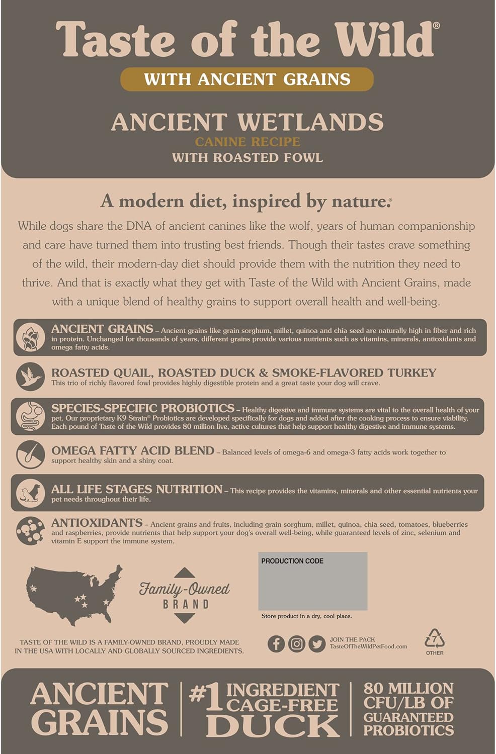 Taste of the Wild Ancient Grains Dry Dog Food - Dog.Dog.Cat.