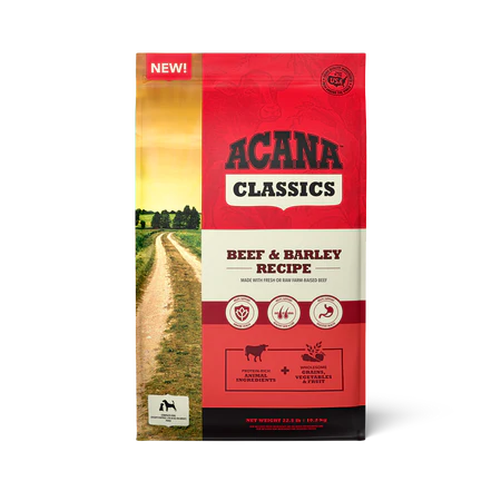 Acana Dry Dog Food Beef & Barley - Dog.Dog.Cat.