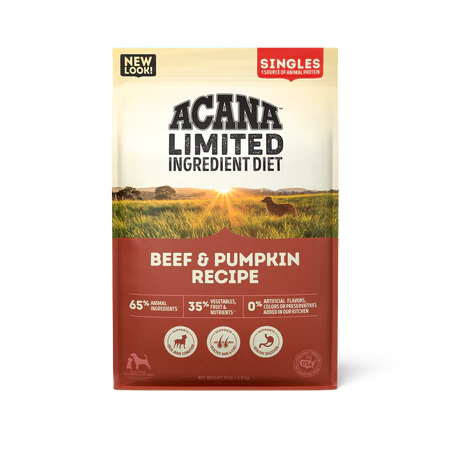 Acana Dry Dog Food Beef & Pumpkin Recipe - Dog.Dog.Cat.