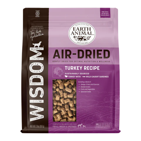 Earth Animal Wisdom Air Dried Dog Food - Sea to Stream, Chicken, Turkey - Dog.Dog.Cat.