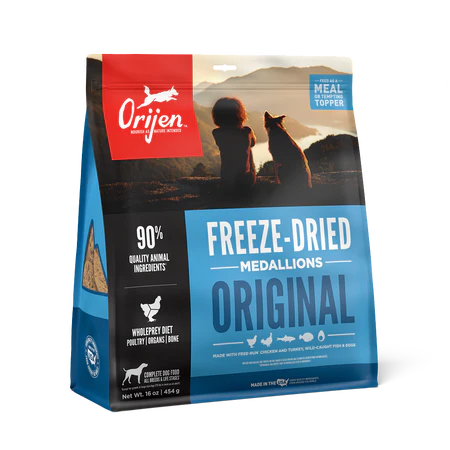 Orijen Freeze Dried Dog Food-Original : 16 oz - Dog.Dog.Cat.