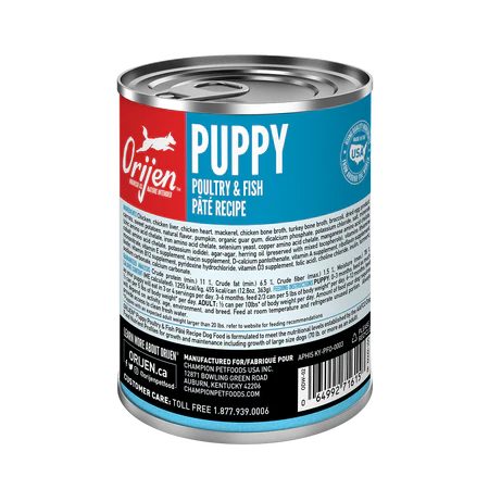 Orijen Canned Dog Food-Puppy Poultry & Fish Pâté Recipe : 12.8 oz. - Dog.Dog.Cat.