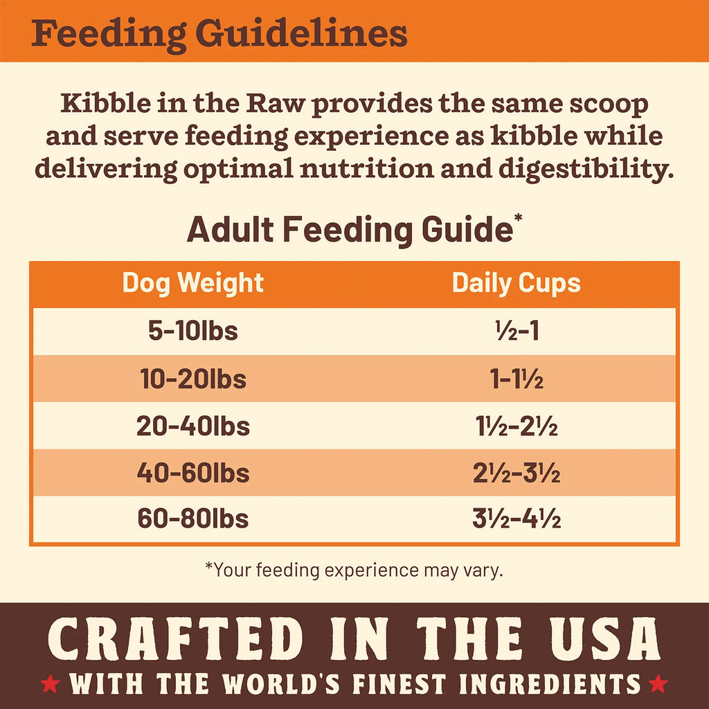 Primal Kibble in the Raw FRESH Freeze Dried Dog Food - Dog.Dog.Cat.