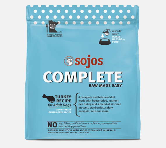 SOJOS Complete Adult Dog Food - Turkey - Dog.Dog.Cat.