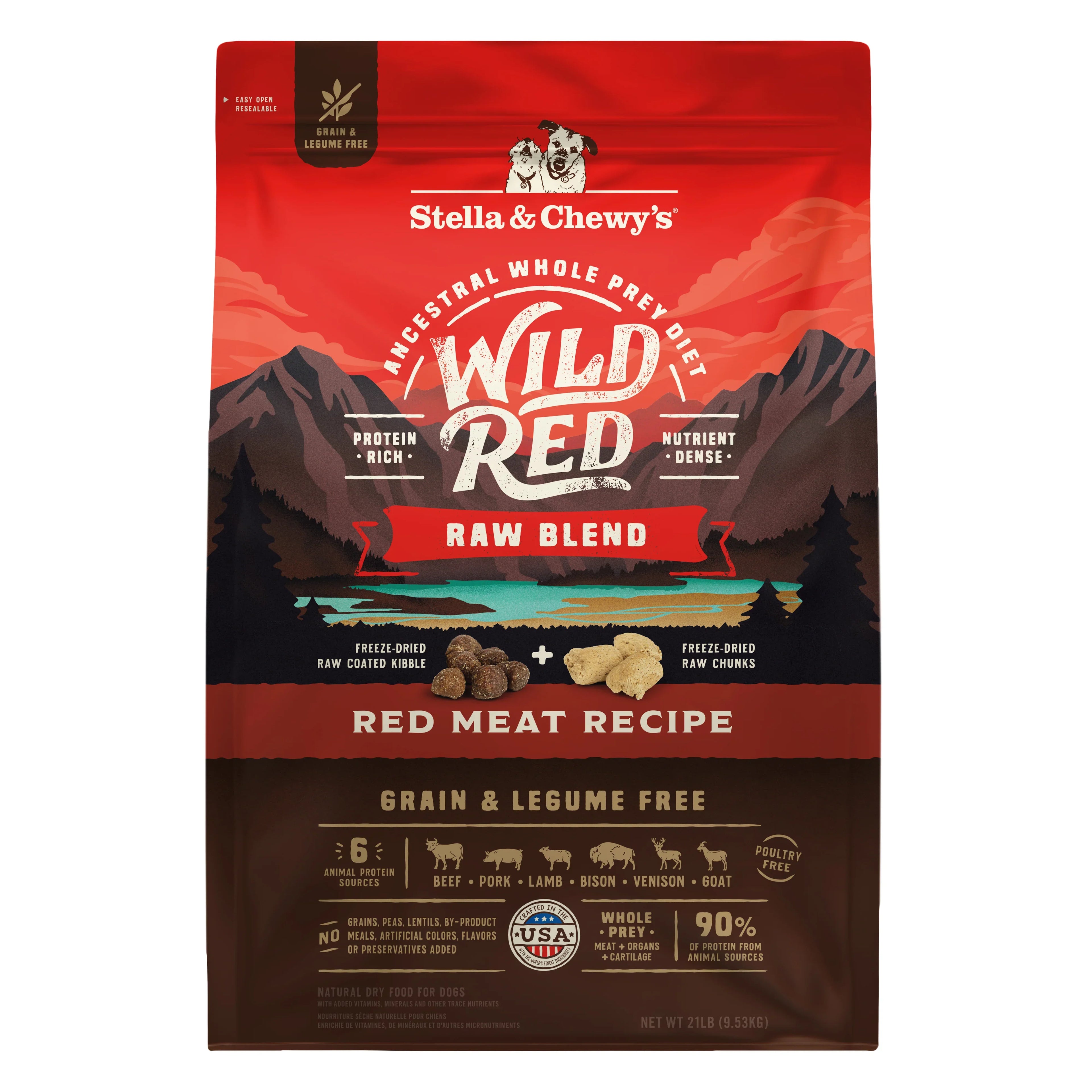 Stella & Chewy Raw Blend Recipe Red Meat Recipe - Dog.Dog.Cat.