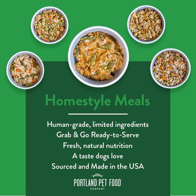 Portland Pet Food Company - Grandma Ada's Turkey and Yams Homestyle Dog Meal - Dog.Dog.Cat.