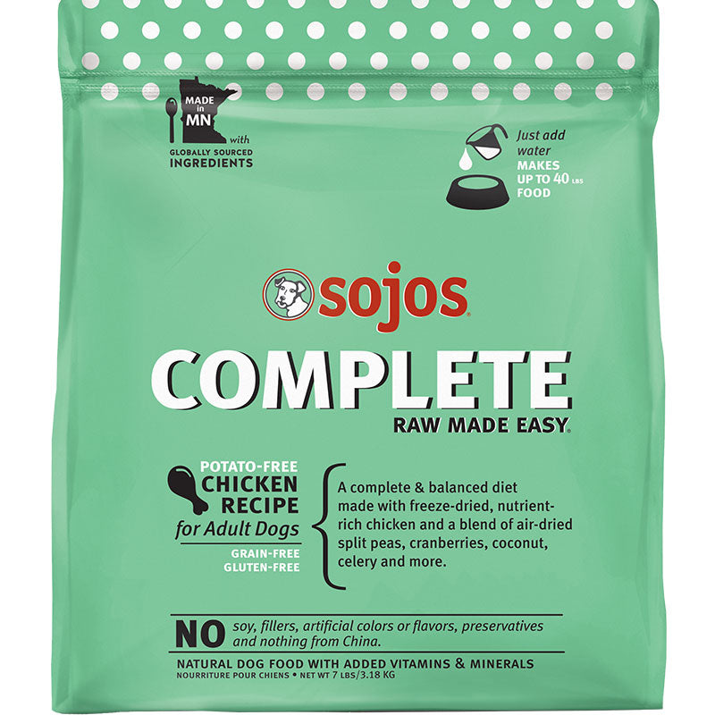 SOJOS Complete Adult Dog Food - Chicken Formula - Dog.Dog.Cat.