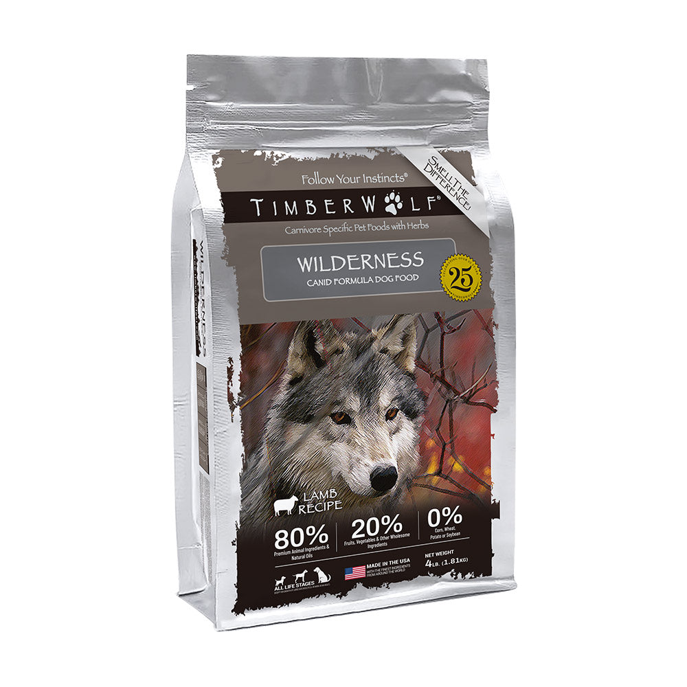 Timberwolf Dry Dog Food - Carnivore Specific Pet Foods with Herbs - Dog.Dog.Cat.