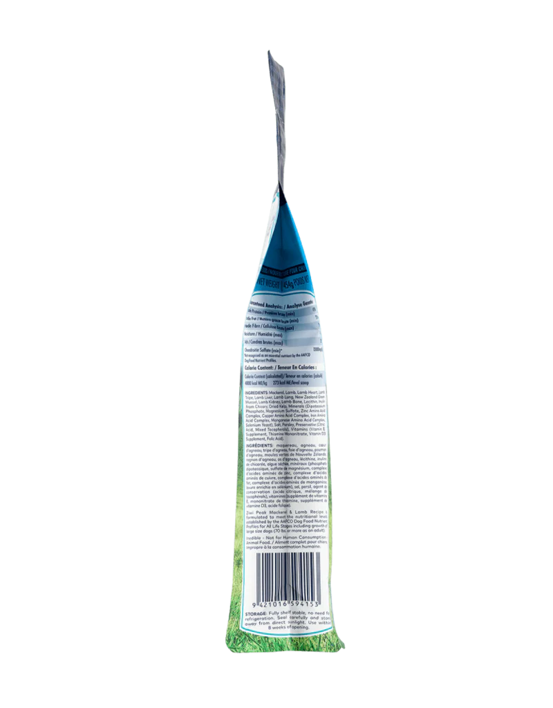 Ziwi Peak Air Dried Dog Food - Mackerel & Lamb Recipe - Dog.Dog.Cat.